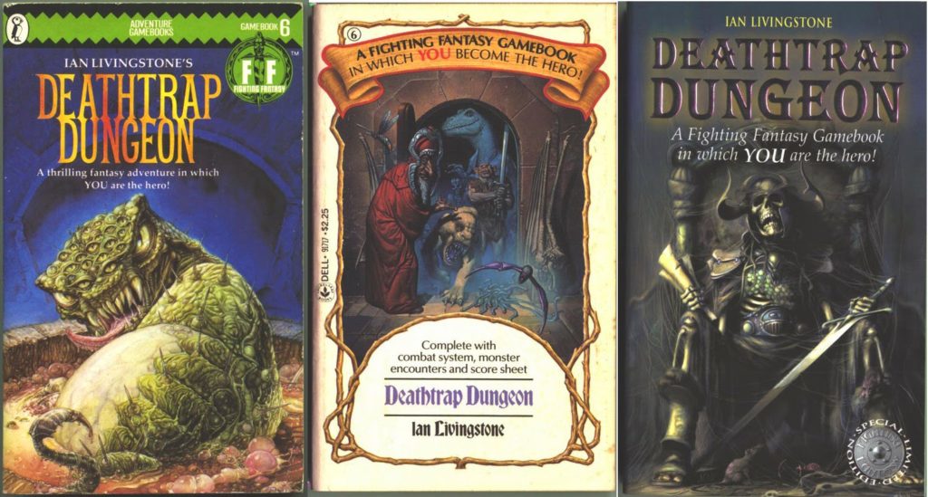 Deathtrap Dungeon covers